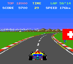 Top Racer (with MB8841 + MB8842, 1983) Screenshot