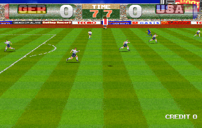 Tecmo World Cup '98 (JUET 980410 V1.000) Screenshot