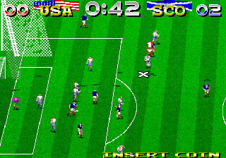 Tecmo World Cup '94 (set 2) Screenshot