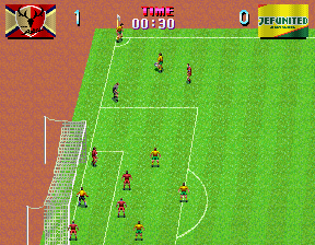 J-League Soccer V-Shoot (Japan) Screenshot