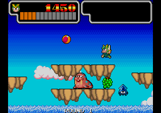 Wonder Boy III - Monster Lair (set 6, World, System 16B) (8751 317-0098) Screenshot