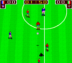 Tecmo World Cup '90 (Euro set 1) Screenshot