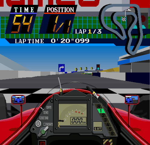 Winning Run '91 (Japan) Screenshot
