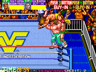 WWF WrestleFest (World) Screenshot