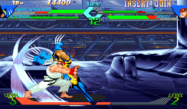 X-Men Vs. Street Fighter (USA 961004) Screenshot