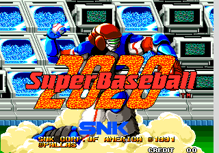 2020 Super Baseball (Set 2) Title Screen