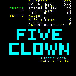 Five Clown (English, set 2) Title Screen