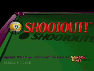 9-Ball Shootout (set 3) Title Screen