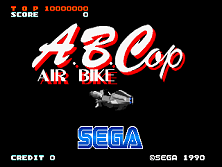 A.B. Cop (World) (FD1094 317-0169b) Title Screen