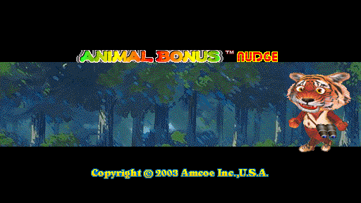Animal Bonus Nudge (Version 2.0, set 2) Title Screen