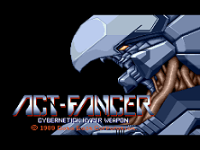 Act-Fancer Cybernetick Hyper Weapon (World revision 2) Title Screen