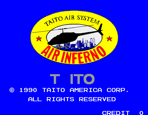 Air Inferno (US) Title Screen