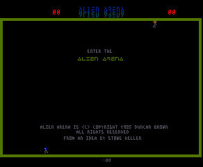 Alien Arena (Stargate upgrade) Title Screen