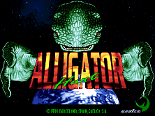 Alligator Hunt Title Screen