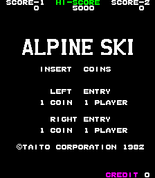 Alpine Ski (set 2) Title Screen