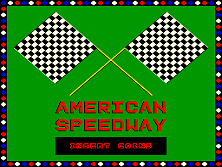American Speedway (set 1) Title Screen