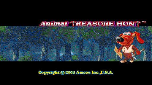 Animal Treasure Hunt (Version 1.9R, set 1) Title Screen