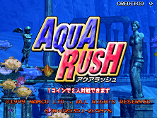 Aqua Rush (Japan, AQ1/VER.A1) Title Screen