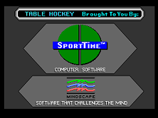 SportTime Table Hockey (Arcadia, set 1, V 2.1) Title Screen
