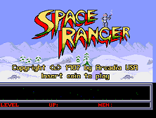 Space Ranger (Arcadia, V 2.0) Title Screen