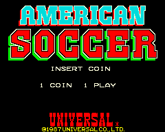 American Soccer Title Screen