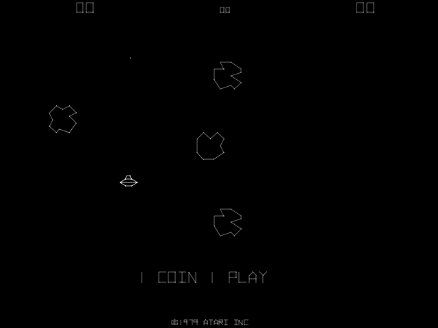 Asteroids (rev 2) Title Screen