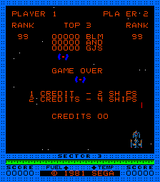 Astro Blaster (version 1) Title Screen