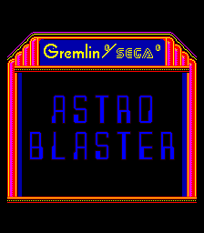 Astro Blaster (version 2a) Title Screen