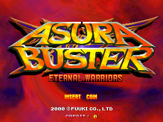 Asura Buster - Eternal Warriors (Japan) Title Screen