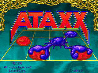 Ataxx (set 1) Title Screen