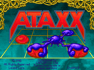Ataxx (Japan) Title Screen