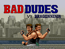 Bad Dudes vs. Dragonninja (US) Title Screen