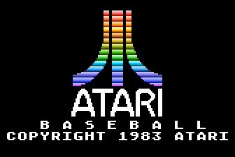 Barroom Baseball (prototype) Title Screen