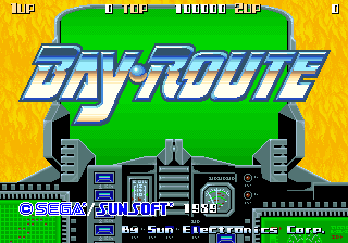 Bay Route (set 2, Japan) (FD1094 317-0115) Title Screen