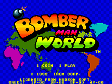 Bomber Man World / New Dyna Blaster - Global Quest Title Screen