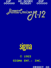 Battle Cruiser M-12 Title Screen