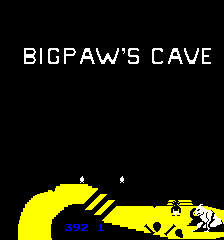 The Berenstain Bears in Big Paw's Cave Title Screen