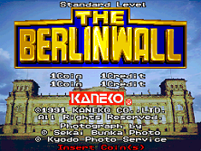 The Berlin Wall Title Screen