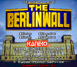 The Berlin Wall (bootleg?) Title Screen