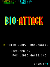 Bio Attack Title Screen