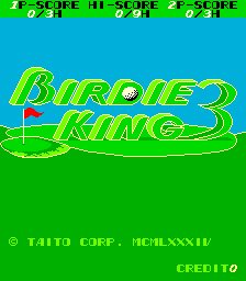 Birdie King 3 Title Screen