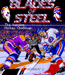 Blades of Steel (version E) Title Screen