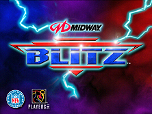 NFL Blitz (boot ROM 1.2) Title Screen