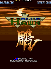 Blue Hawk Title Screen