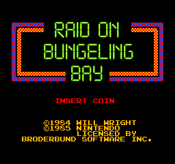 Vs. Raid on Bungeling Bay (RD4-2 B) Title Screen