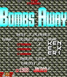 Bombs Away (prototype) Title Screen