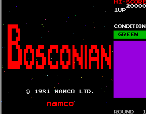 Bosconian (new version) Title Screen