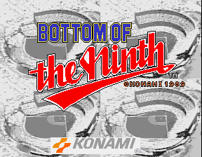 Bottom of the Ninth (version N) Title Screen