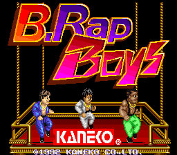 B.Rap Boys Special (Japan) Title Screen