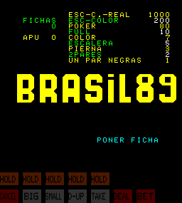 Brasil 89 (set 1) Title Screen